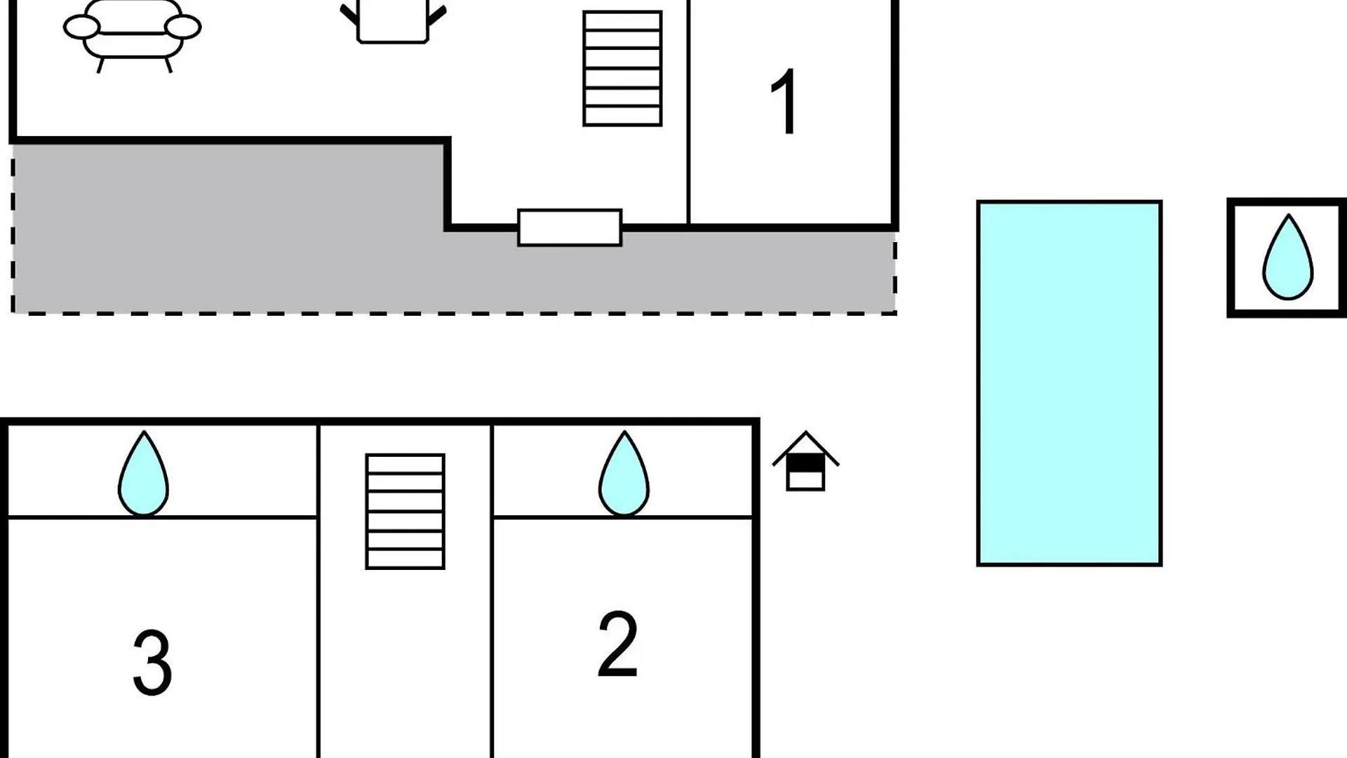 度假居 3 Bedroom Cozy Home In 布耶